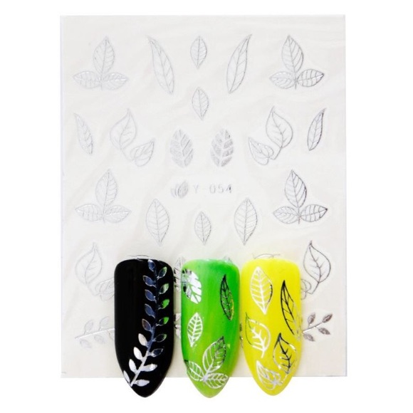 3 for &12 NWT Nail Art Waterslide Tattoo Gold Tips - Picture 5 of 7